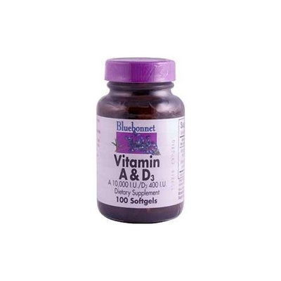 Vitamin A&D 10,000IU/400IU Bluebonnet 100 Softgel