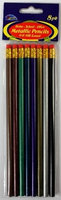 DDI 1457744 Metallic Pencils num. 2 HB Lead Case Of 72