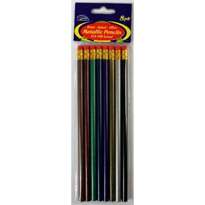 DDI 1457744 Metallic Pencils num. 2 HB Lead Case Of 72