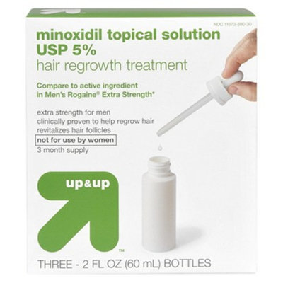 Up & Up Extra Strength Minoxidil Hair Regrowth Treatment for Men