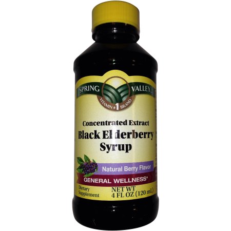 Spring Valley Black Elderberry Syrup, 4 fl oz
