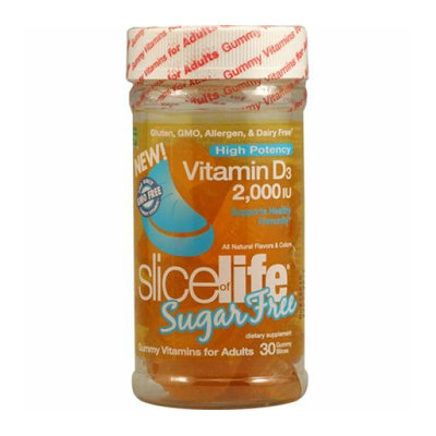 Hero Nutritionals Slice of Life Vitamin D3 Sugar Free 2000 IU 30 Gummy Slices