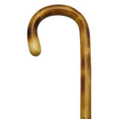 Harvy Ladies Light Nose Crook Cane Scorched Chestnut -Affordable Gift! Item #DHAR-9015600