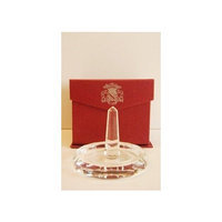 Oleg Cassini Crystal Ring Holder with Round Base