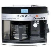 Espressione Black and Silver 3-in-1 Combination Coffee Beverage System