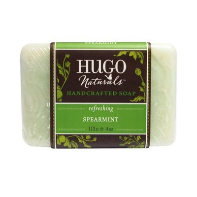 Hugo Naturals Bar Soap, Spearmint, 4 Ounce (Pack of 2)