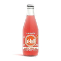 Hiball Energy Sparking Juice Cranapple, 10-Ounce Glass Bottles (Pack of 12)
