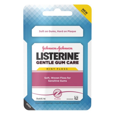 LISTERINE Gentle Gum Care, Woven Floss, Mint, 1 ea