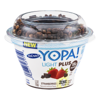YoCrunch Yopa! Light Plus Greek Nonfat Yogurt Strawberries with Zone Perfect Double Dark Chocolate Pieces