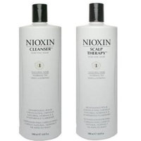 Nioxin® Nioxin System 1 Cleanser & Scalp Therapy Duo Set for Normal to Thin-looking Hair 33.8 oz (1 Liter)