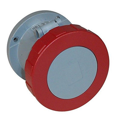 Thomas & Betts ABB Russelstoll ABB4125R6W IEC Receptacle 125A 3P 4 Wire 380-415V 3 Phase Pin & Sleeve