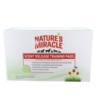 Nature's Miracle® Flowering Meadow Scent Release Dog & Puppy Training Pads
