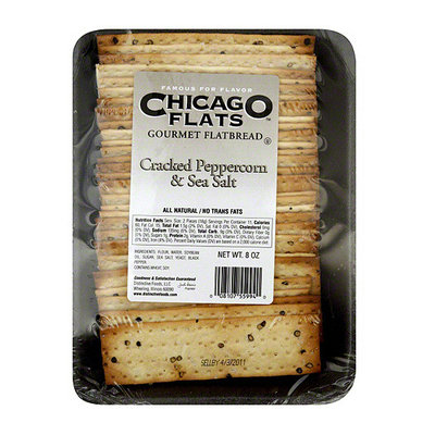 Chicago Flats Cracked Peppercorn & Sea Salt Flatbread