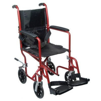 Sunrise Medical Inc Breezy EC Ultra Lightweight Transport Standard Wheelchair Seat Size: 17