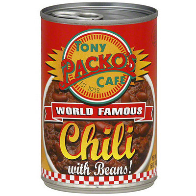 Tony Packo Tony Paco's Cafe Chili With Beans, 15 oz (Pack of 12)