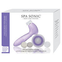 EpiCare Spa Sonic Skin Care System Face and Body Polisher 7-Piece Professional Kit, Lavender, 1 ea