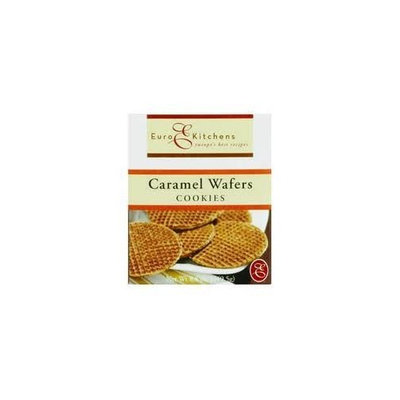 Euro Kitchens Caramel Wafer Stroopwafel 8.8 Oz (Pack of 6)