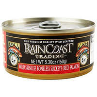 Raincoast Trading Wild Sockeye Salmon - Skinless Boneless (Pack of 12)