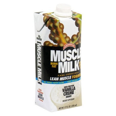 CytoSport Muscle Milk Ready-to-Drink Shake, Vanilla Creme, 17 Ounce Cartons (Pack of 12)