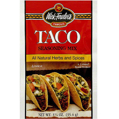 Wick Fowler's Taco Seasoning Mix, 1.25 oz (Pack of 24)