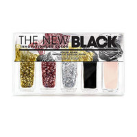 The New Black Foiled Again Random Cut Gold Leaf Polish