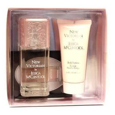 Victorian By Jessica Mcclintock For Women. Gift Set ( Eau De Parfum Spray 3.4 Oz + Body Lotion 3.0 Oz).