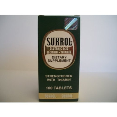 Sukrol Dietary Suppliment Sukrol Dietary Supplement 100 Tablets