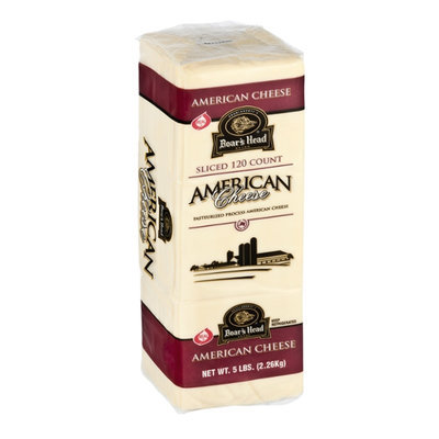 Boar's Head Sliced White American Cheese - 120 CT