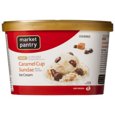 market pantry MP ICE CREAM 48-OZ LT. CARAMEL CUP