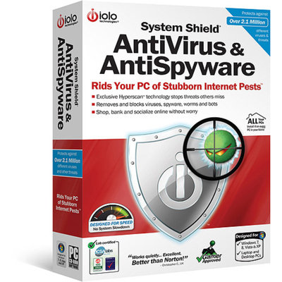 iolo Technologies IOLO Shield AntiVirus and AntiSpyware DVD