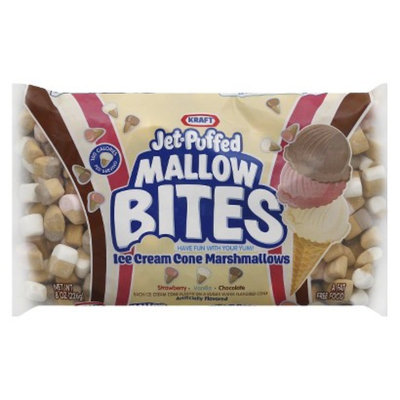 Kraft Jet-Puffed Mallow Bites Ice Cream Cone Marshmallows 8 oz