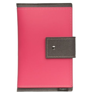San Lorenzo from MT BAKER MERCANTILE San Lorenzo Eco-Friendly Italian Leather and Wool Kindle Sleeve - PINK