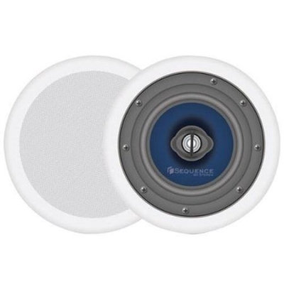 Steren 730-203 Sequence Premier 100 W RMS Speaker - 2-way - 45 Hz to 21 kHz - 8 Ohm - 90 dB Sensitivity - Ceiling Mountable