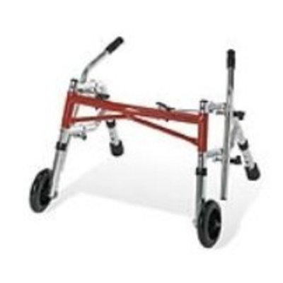 Medline G07782 - Pediatric Folding Walkers,Red