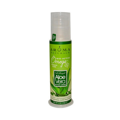 Aroma Naturals 1259464 Omegax Soft Whipped Butter Creme Aloe Vera 5 Oz