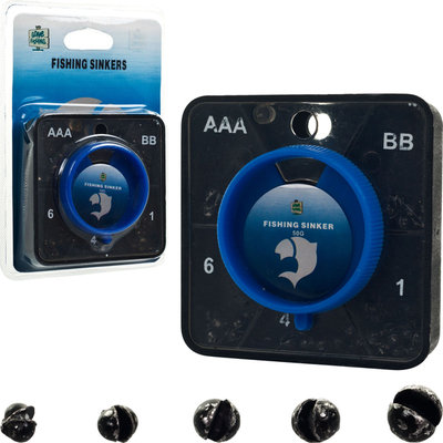 Gone Fishing 50 Gram Fishing Sinkers with Dispenser