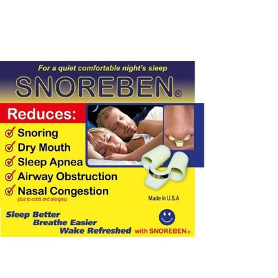 BMS Health Products SNOREBEN (TM) - Stop Snoring and Apnea and Start a Good Night Sleep