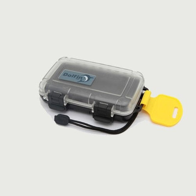 Dolfin 6010 Waterproof Hard Case, Black and Clear