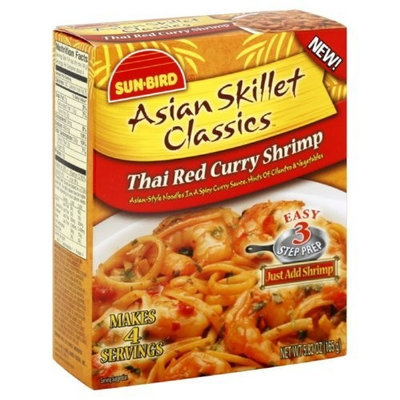 Sunbird Asian Skillet Classics Thai Red Curry Shrimp, 5.82-Ounce (Pack of 6)