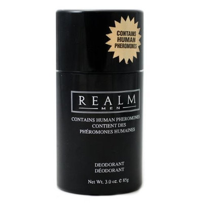 Realm By Erox Corporation for Men. Deodorant Stick 3.0 Oz (Pack of 3)
