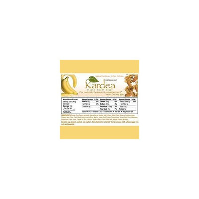 Kardea Nutrition Kardea Banana Nut Bar 1.34oz 15bars - Heart Healthy, High Fiber, Lower Glycemic, Delicious