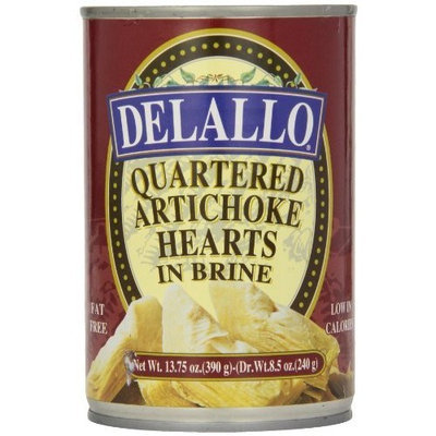 DeLallo Quartered Artichokes, 14.1 -Ounce Unit (Pack of 6)