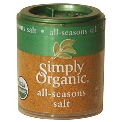 Simply Organic All-Seasons Salt, Certified Organic, 1.13-Ounce Containers (Pack of 6)