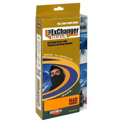 Polarwrap The Exchanger Mask, Blaze Orange, One Size Fits All, 1 Mask