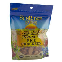Sunridge Farms Organic Japanese Rice Crackers, 3-Ounce Bags (Pack of 12)