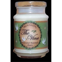 The Vine Candles 09405X Candle Jar Caramel Roasted Pears Soy Matt 11 28 12 Oz