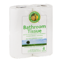 Earth Friendly Products Bathroom Tissue - 4 CT
