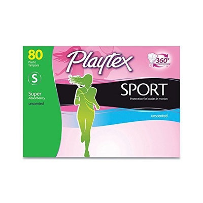 Playtex Sport Tampons Super Absorbency Unscented (80 ct.)