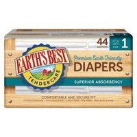Earth's Best Tender Care Diapers - Size 1 (176 Count)