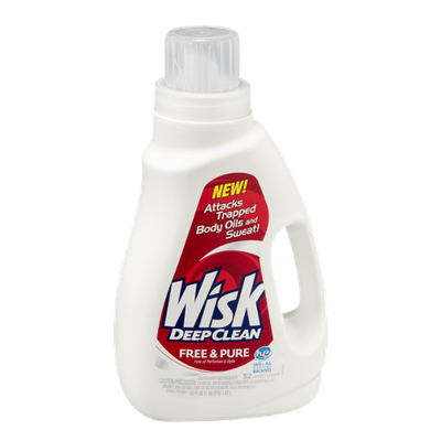 Wisk Deep Clean Free & Pure Detergent - 32 Loads